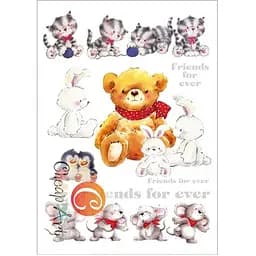 Бумага для декупажа Cheap Art Дружественная компания