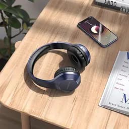 Бездротова Bluetooth stereo гарнітура Borofone BO12 Сині - мініатюра 2