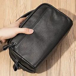 Барсетка чоловіча шкіряна Vintage 23х14х9 см acs0016995 - мініатюра 6