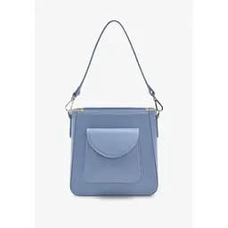 Жіноча шкіряна сумка Stella блакитна