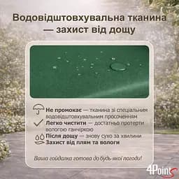 Садова гойдалка 4Р Garden тримісна 180х110см - мініатюра 9