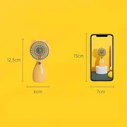 Портативний ручний вентилятор Handy Mini Fan JX-998 на акумуляторі з ручкою міні ветродуйка 2,5Вт Зелений - мініатюра 3