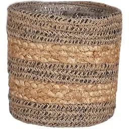 Кашпо плетеное Edelman Finn 12х12 см бежевое (1107916)