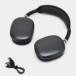 Бездротові навушники P9 5.0 AUX MP3 з підтримкою карти пам'яті Black (18574) - мініатюра 5