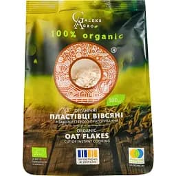 Пластівці вівсяні різані Galeks-Agro миттєвого приготування органічні 300 г
