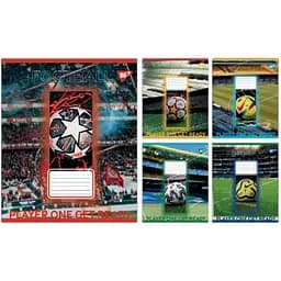 Зошит учнівський "Football stadium" Yes 767746 18 аркушів Різнокольоровий 1 шт. в асортименті