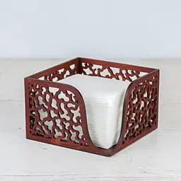 Дерев'яна серветниця VANZA BLOT mahogany - мініатюра 4
