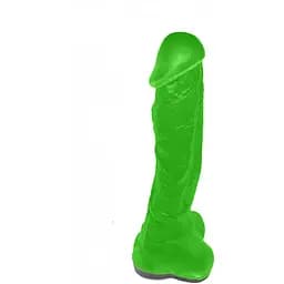 Крафтовое мыло-член с присоской Чистий Кайф Green Size XL, натуральное