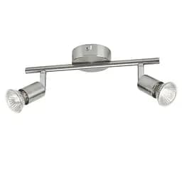 Cвітильник Philips Limbali bar/tube nickel 2x50W 230V стельовий/настінний акцентного освітлення (915005221701) - мініатюра 2