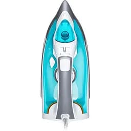 Праска Ardesto IR-C2228-TQ, White/Blue, 2200W, кераміка, паровий удар, постійна пара 35г/хв, резервур 280мл, вертикальне відпарювання, захист від кальцинації, антикрапля, плавне регулювання потужності пари, автоматичне відключення - мініатюра 4