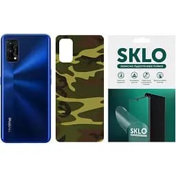Захисна плівка SKLO Back тил Camo для Realme 7i / Realme C17 Коричневий / Army Brown