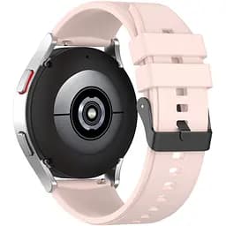 Ремінець для Samsung Galaxy Watch 5 44mm - бежево-рожевий ширина кріплення 20мм силікон Watchbands GT (W27-6WB91937766)