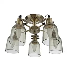 Люстра потолочная Brille E27 60W AB (LK-695C/5)