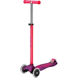 Самокат Micro Maxi Deluxe Neon LED Ультра рожевий (MMD233)