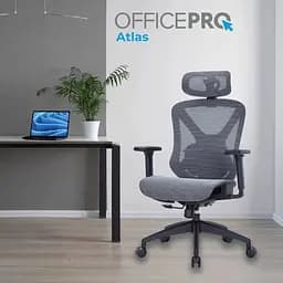 Крісло офісне Officepro AtlasOC630-B-DG-DG Black/Dark Gray (OC630-B-DG-DG) - мініатюра 15