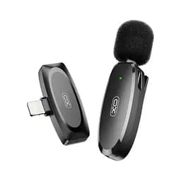 Мікрофон XO MKF08B з придушенням шуму lightning Black (XO MKF08B-IP) - мініатюра 2