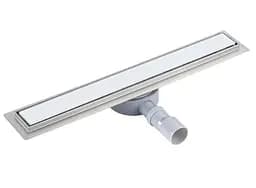 Линейный трап Qtap Scorpio Tile800 из нержавеющей стали, под плитку (поворотный сифон/сухой затвор) QTSCOTILE800