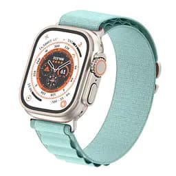 Ремінець для Apple Watch 49/46/45/44/42 (Series 1-3), блакитний, Alpine Loop Alpina Band, тканинний поліестеровий ремінець для смарт-годин, дихаючий, для активного відпочинку та спорту, ArmorStandart (ARM81049) - мініатюра 4