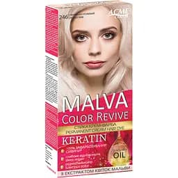 Устойчивая крем-краска для волос Malva Color Revive оттенок 246 Жемчужно-розовый