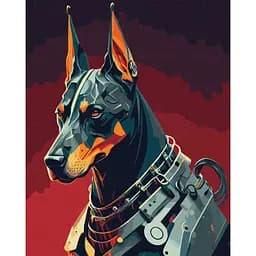 Картина за номерами "Вірний страж" ©zubenko.oleksii Ideyka KHO5078 40х50 см