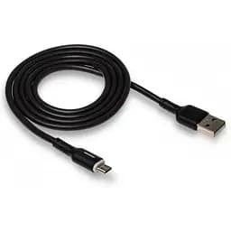Кабель XO NB112 3A fast charging usb cable micro Черный