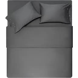 Набір постільної білизни 2,0 сп Ardesto Mix & Match, підковдра 200х220см, 100% бавовна, сатин, сірий (ART2022SD)