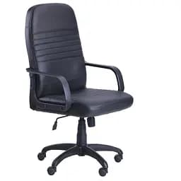 Кресло Чинция Пластик Кожзам черный