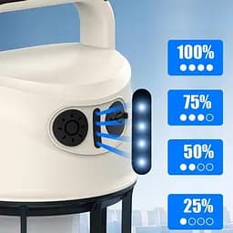 Кемпінговий переносний акумуляторний ліхтар CH-22025 Power bank Li-Ion акумулятор ЗУ Type-C - мініатюра 5