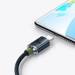 Кабель Baseus Type-C Crystal Shine Series Fast Charging Data Cable 1.2 м 100W - мініатюра 2