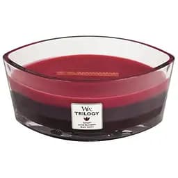 Свічка Woodwick Ellipse Trilogy Sun Ripened Berries Дозрілі ягоди 453 г (76972E) - мініатюра 2