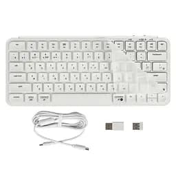 Keychron Клавіатура мембрана B1 Pro, USB/WL/BT, ivory white - мініатюра 2