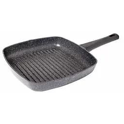 Сковорода гриль антипригарна квадратна Biol 28 см Steak Menu алюміній 28144Р