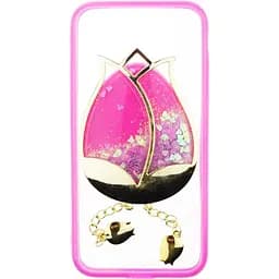 Чохол-накладка Toto TPU Case Decorative Stones iPhone 7/8/SE 2020 Rose Flower Pink