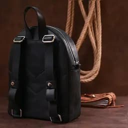 Шкіряний жіночий рюкзак SHVIGEL 21х28х9 см 000200010 - мініатюра 8