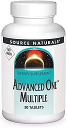 Комплекс вітамінів і мінералів Source Naturals Advanced One Multiple No Iron, 30 таблеток без заліза