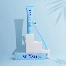 Зубна паста Splash освіжаюча з відбілюючим ефектом зі смаком ментолу та огірка 100 мл (75+25г) - мініатюра 4