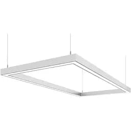 Світлодіодний світильник X-LED "Прямокутник" LSNP-180d димируємий 180 ВТ 1240х640х43 мм сріблястий