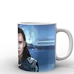 Кухоль GeekLand Loki боку звернено портрет LK.02.038 330 мл білий