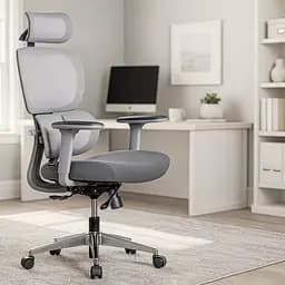 Крісло Mealux D1 Duo Air Fabric Grey (HF-D1 Duo F/G) - мініатюра 2