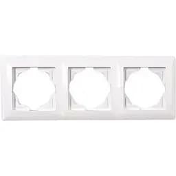 Рамка Brille на 3 места белая VS 2811143 Gunsan Visage