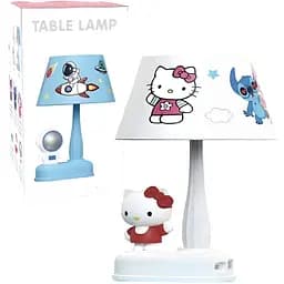 Детская настольная лампа Hello Kitty белая (343E)