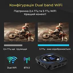 Transpeed H618 2/16Gb, Смарт ТВ приставка, медіаплеєр Android SmartTV Box 8K HDR , налаштування Android TV у подарунок, YouTube та фільми без реклами - мініатюра 9
