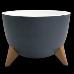 Горщик для квітів Serinova Ufo, 2 л, антрацитовий (ALY601)