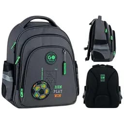 Рюкзак GoPack Education 2606S Run Play Win Темно-серый (GO26-2606S-4)