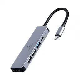 Док-станція Cablexpert USB-C 5 в 1 USB/HDMI/PD (A-CM-COMBO5-03)