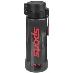 Пляшка для води спортивна Laprida SPORT пластикова 780 мл чорна/червона (67-2632)