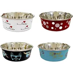 Миска для собак и кошек Croci Roxy принт глазурь в ассортименте 0.75 л 17 см 