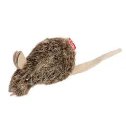 Игрушка для кошек Мышка с кошачьей мятой GiGwi Catnip искусственный мех кошачья мята 10 см (4823089351421)