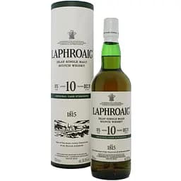 Виски Laphroaig 10 yo Cask Strength Batch 15 Single Malt Scotch Whisky 56.5% 0.7 л в тубусе