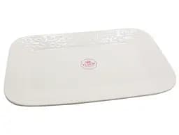 Блюдо прямокутне порцелянове Tudor Лоза 30.5 см біле (TU3794)